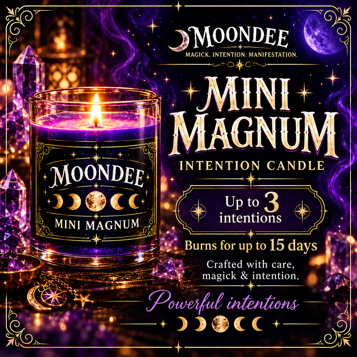 Custom Burn In Store - Mini Magnum (3 Intentions)