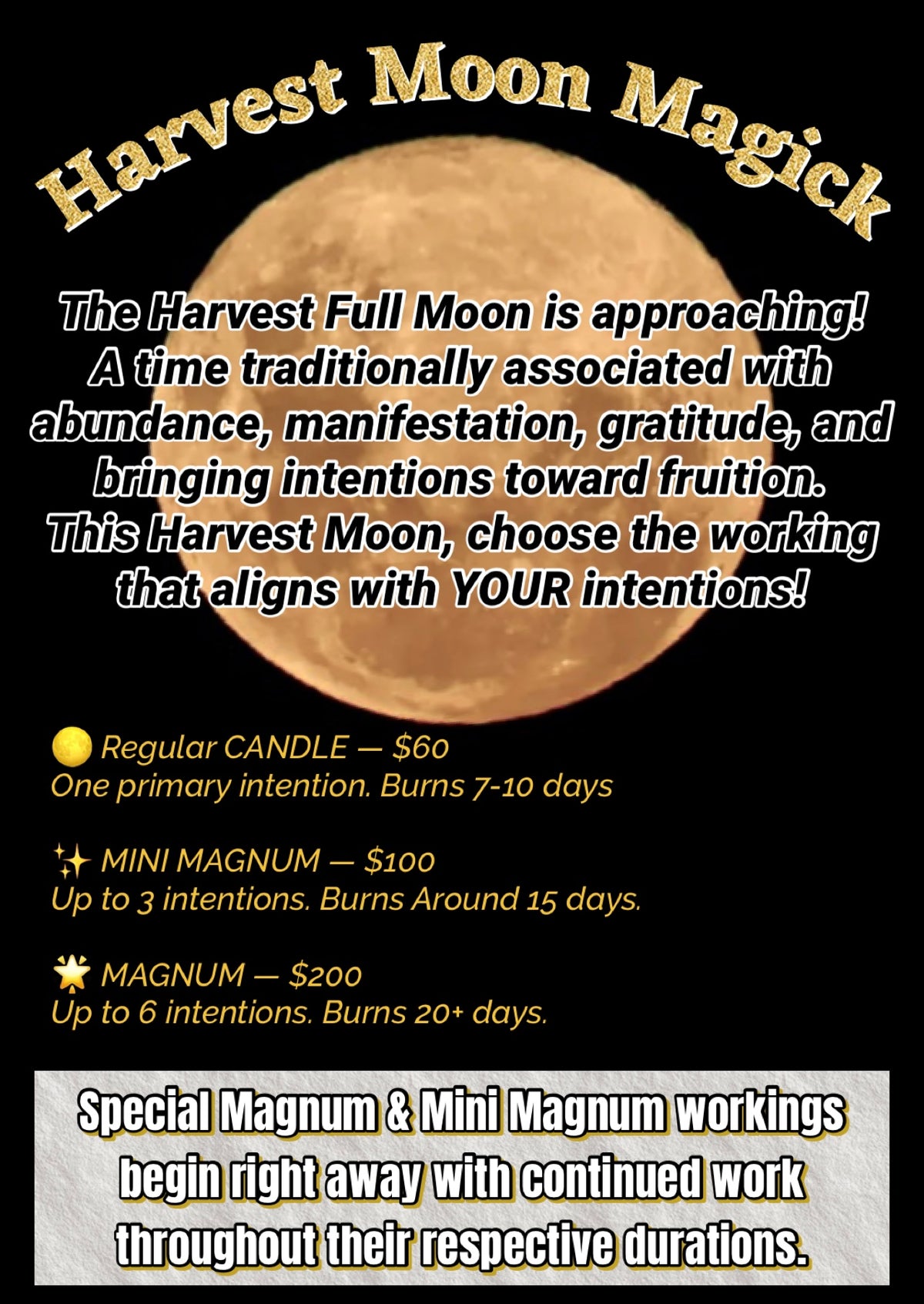 Harvest Moon Magick