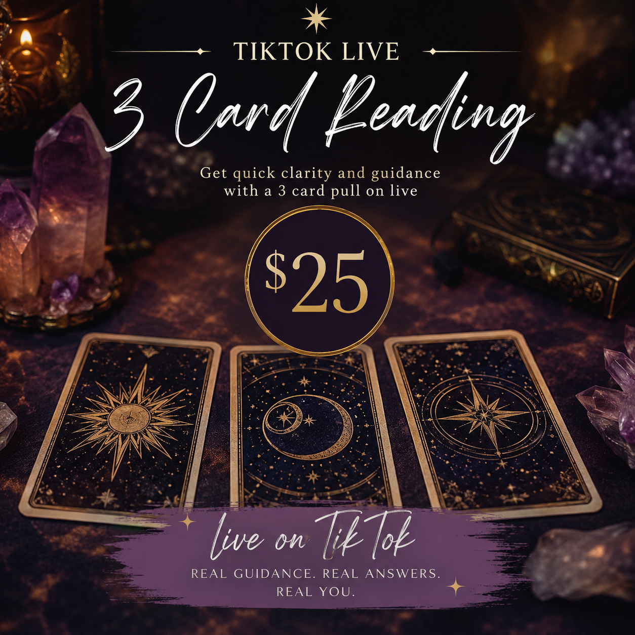 3 Card Reading on TikTok live