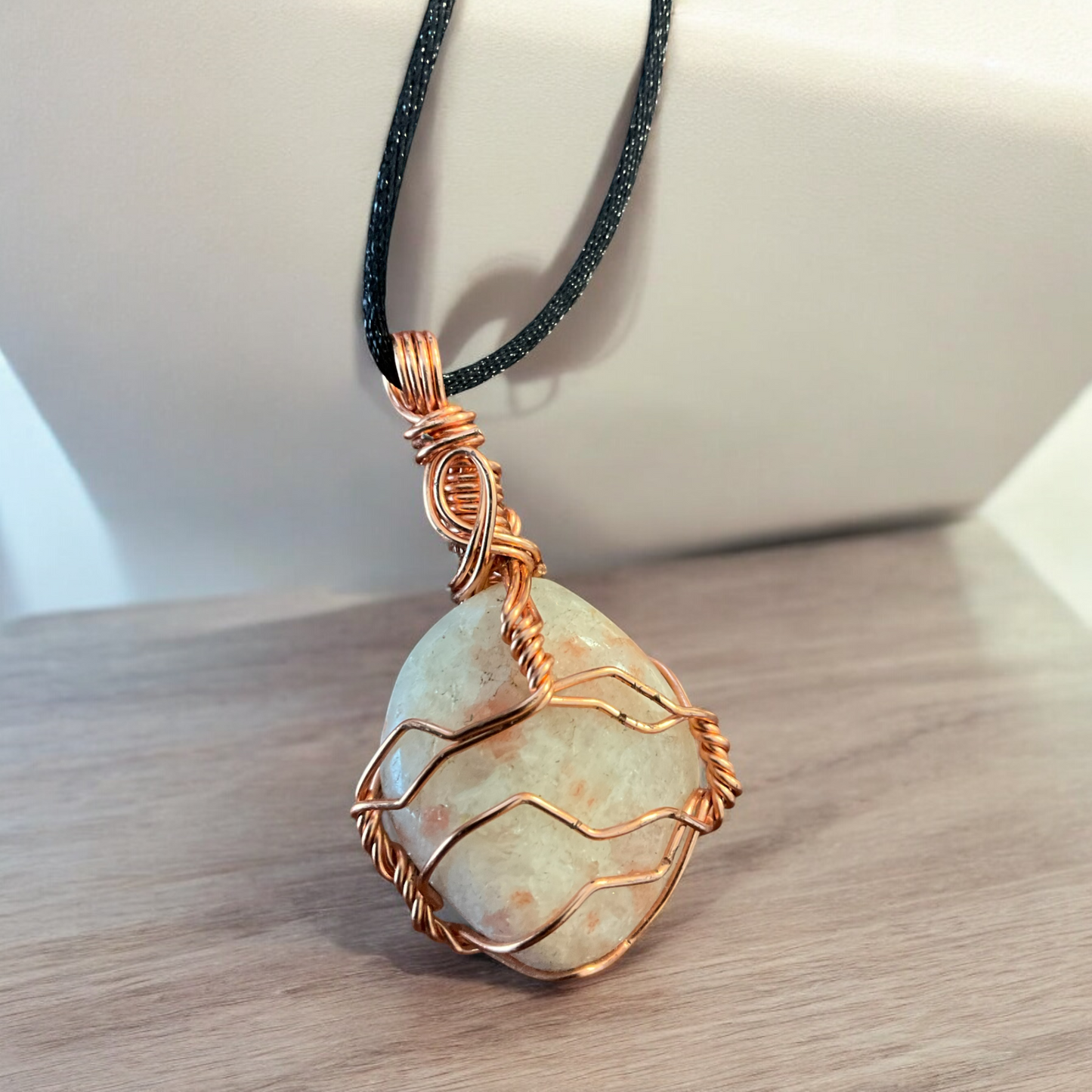 Sunstone, Wire Wrapped