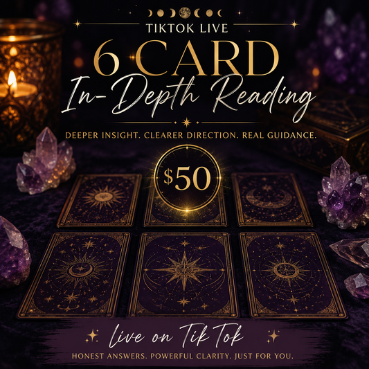 6-Card in depth reading on TikTok live