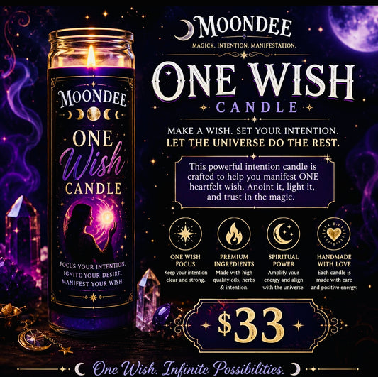 One Wish Candle - Burn in Store