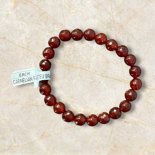 Carnelian, Faceted